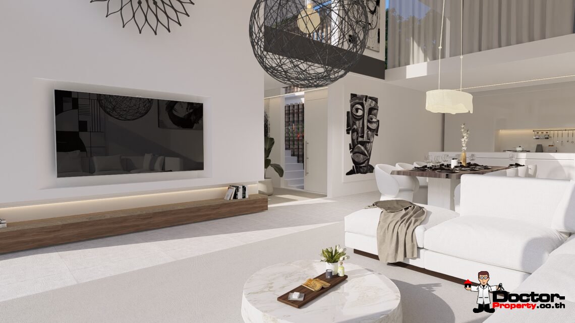 Modern 3 Bedroom Pool Villa in Chaweng, Koh Samui – For Sale